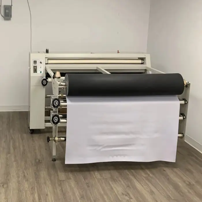 Roller Sublimation Fabric Textile Calender 1.6m Heat Press Heat Transfer Printing Machine