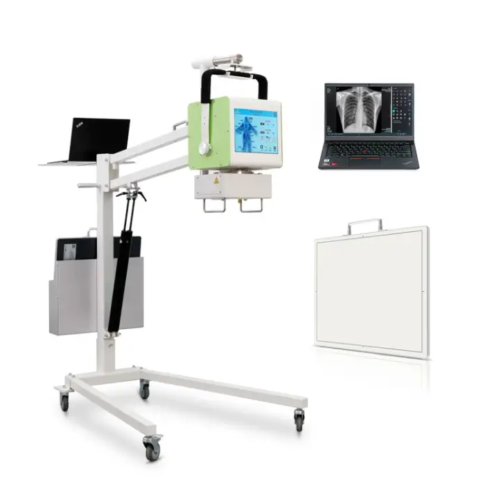 Portable Medical Pet Vet Veterinary Animal Equipment 5kW/100mA Mobile Portable X-Ray X Ray Xray scanner Machine