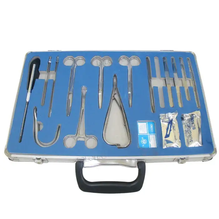 Veterinary Surgical Basic Kit Vet Small Animal Operating Instrument Set