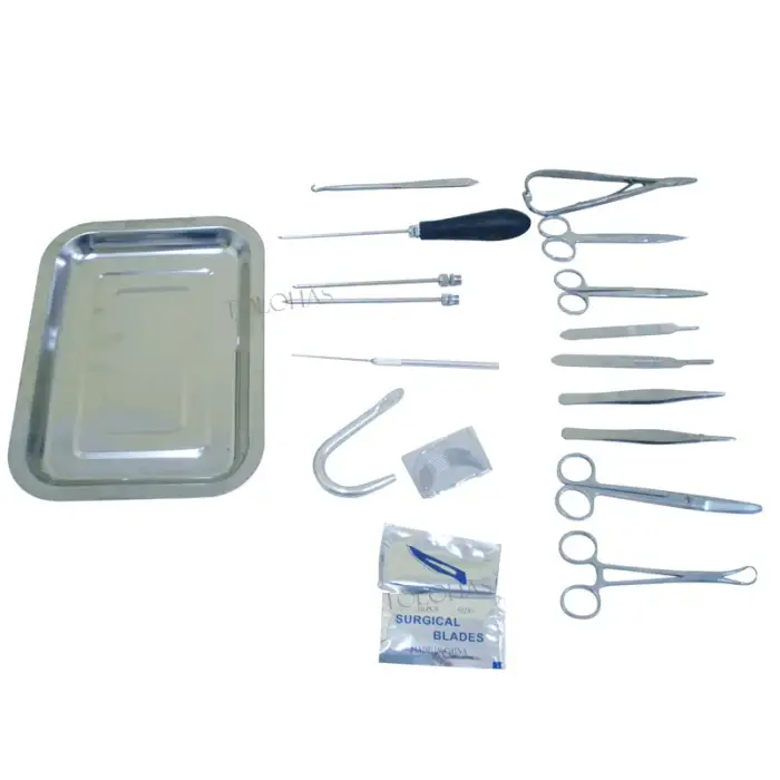 Veterinary Surgical Basic Kit Vet Small Animal Operating Instrument Set