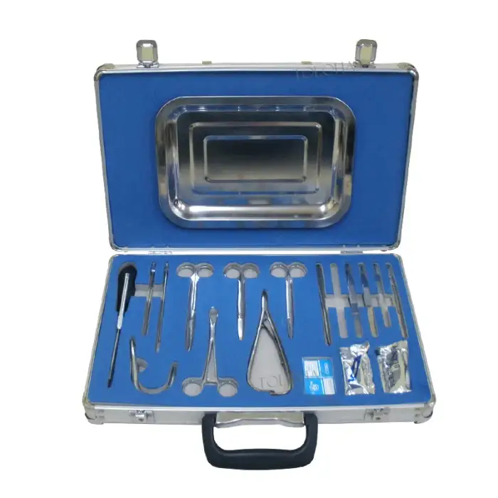 Veterinary Surgical Basic Kit Vet Small Animal Operating Instrument Set