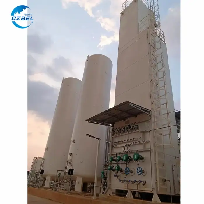 AZBEL KDON-200Y-400Y Liquid Oxygen Nitrogen plant Liquid Gas Gasification Station For Filling Cylinders