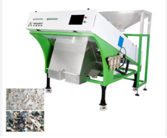 Waste Plastic Bottle Cap Recycling Color Sorting Machine  ABS PP PE PVC Automatic LDPE Plastic Recycling Machine