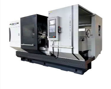 Used Extra Heavy CNC Lathe Machine Automatic Horizontal Fanuc Control System Heavy Duty Metal Machining Digital Exported Italy