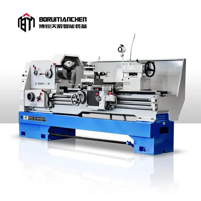 CA6266C Large Manual Lathe Gap Bed Lathe Machine For Steel Heavy Duty  Horizontal Manual Lathe