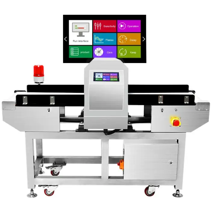 Industrial Metal Detector with Auto Reject System