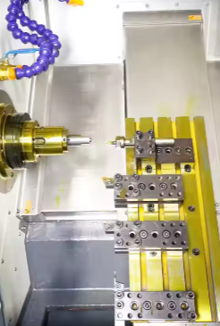 Turning Machine CNC Lathe With Automatic Bar Feeder