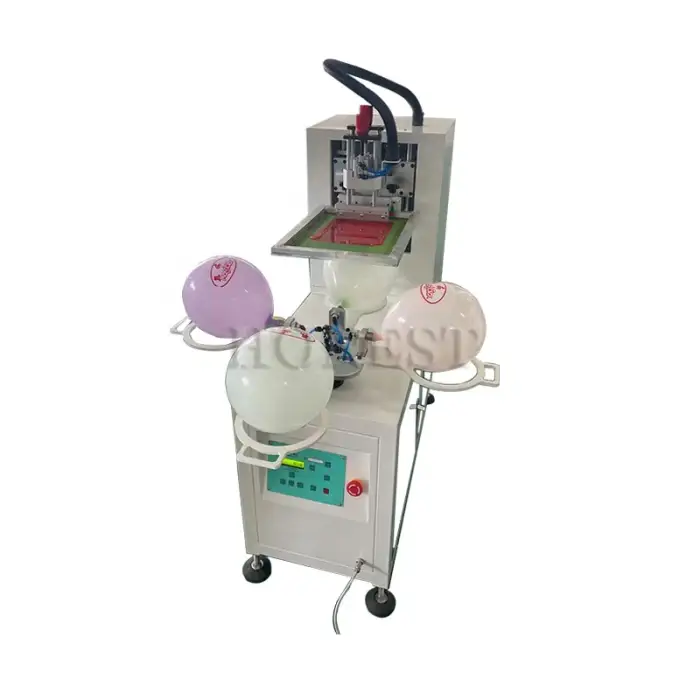 Easy Operation Machines To Print On Balloons / Screen Printers / Rotary Screen Printing Machine