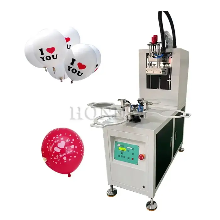 Easy Operation Machines To Print On Balloons / Screen Printers / Rotary Screen Printing Machine