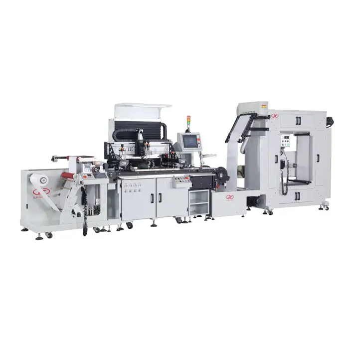 Automatic Screen Printing Machine Roll to Roll Screen Printer for PVC, PET, PP, PC, PE, BOPP All Kinds of Film Labels