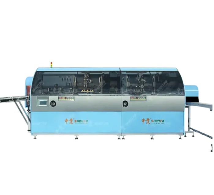 Mass Production Bottle Automatic Screen Printer Silk Screen Printing Machine for Glass Plastic Metal