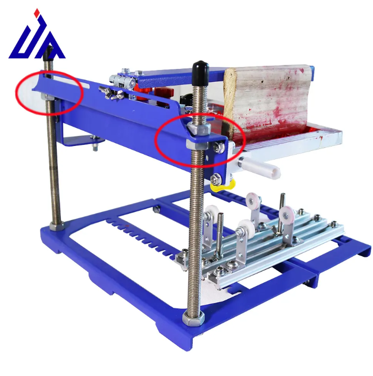 Cylinder Automatic Cylindrical Glass Pen Bottle Screen Printing Machine Equipment