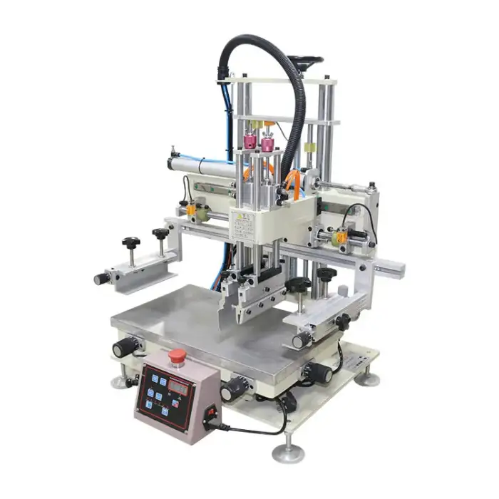 Semi-Automatic Desktop Screen Printing Machine Flat Screen Printer, Screening Clothes Printing Machine