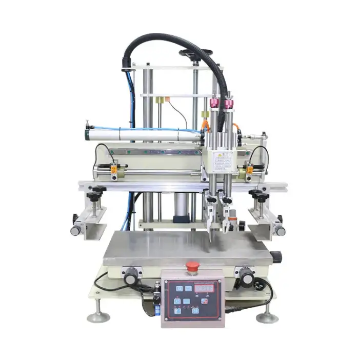 Semi-Automatic Desktop Screen Printing Machine Flat Screen Printer, Screening Clothes Printing Machine