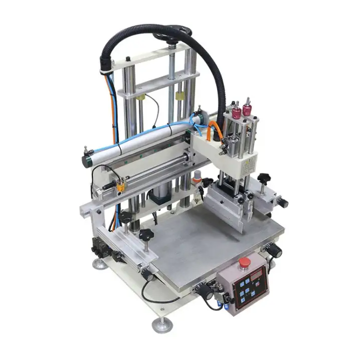 Semi-Automatic Desktop Screen Printing Machine Flat Screen Printer, Screening Clothes Printing Machine