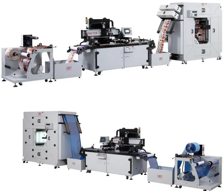 Automatic Roll Industrial Screen Printing Machine with High Accuracy