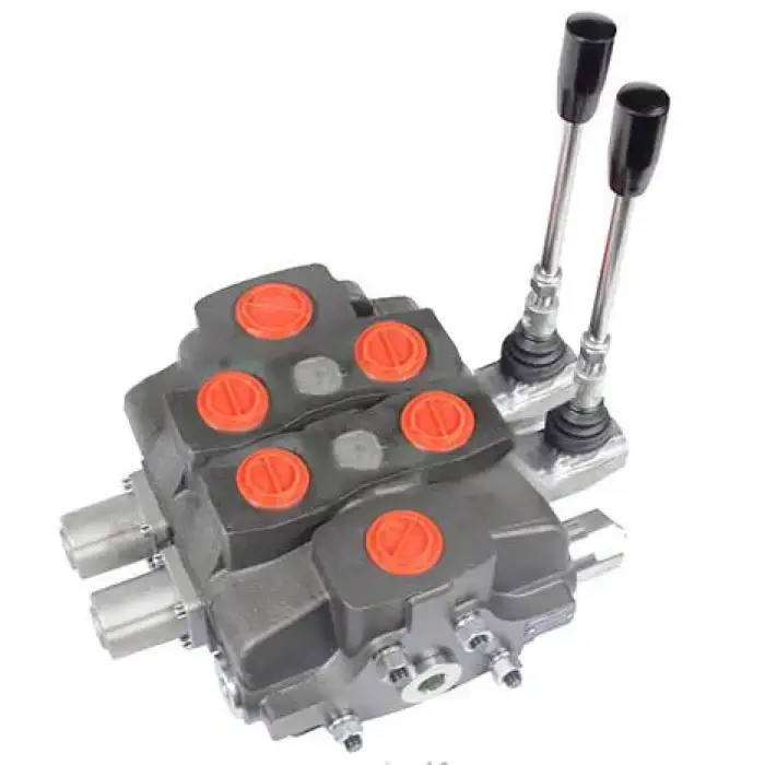 1~12 Spools Hydraulic Control Valve Joystick Control Lever DCV200-6 Spools Sectional Directional Control Valve