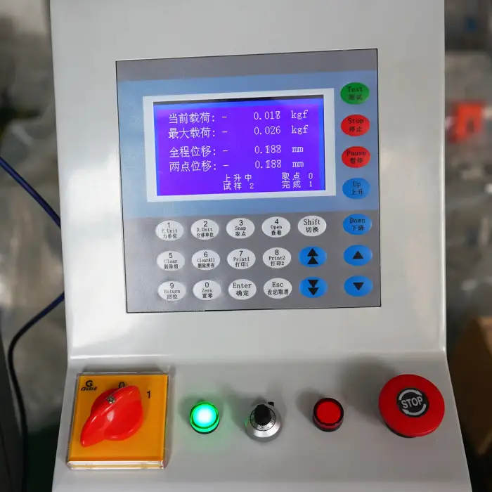 Lab Electronic Control Tensilt Test Machine Single Column Universal Tensile Material Testing Equipment