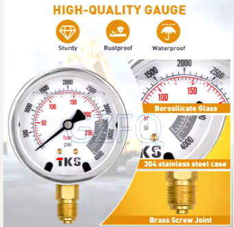 Universal Excavator 5 Gauges Pressure Measurement Tool