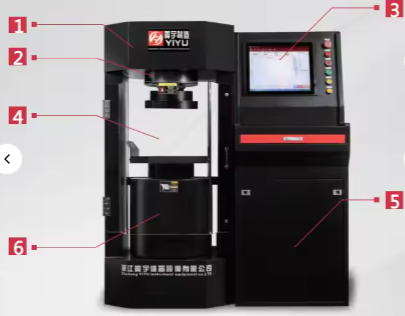 Hydraulic Electrohydraulic Servo Pressure Tester Compression Testing Machine