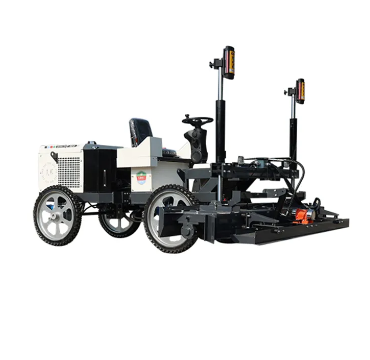 Construction Machinery 1 Ton Ride Type Concrete Laser Leveling Screed Machine