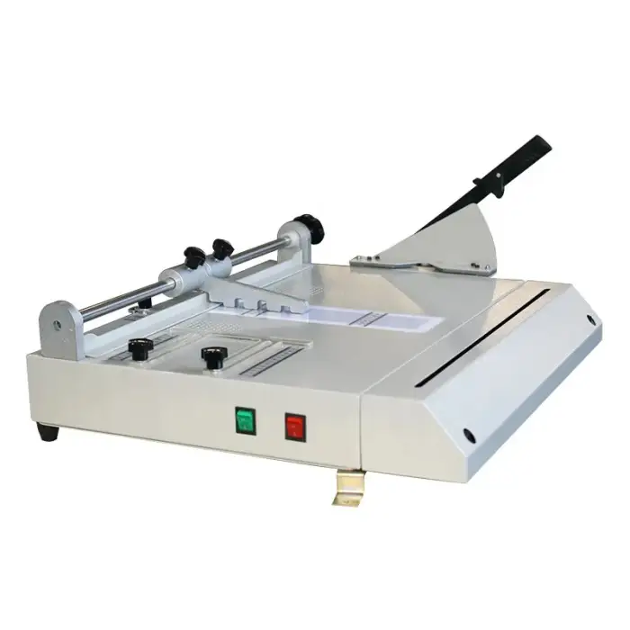 A4-100H Hardcover Case Maker Machine with Corner Cutter and Edge Folding in Post-Press Equipment