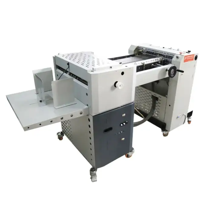 Automatic Paper Creasing And Perforating Machine With Numbering Machine