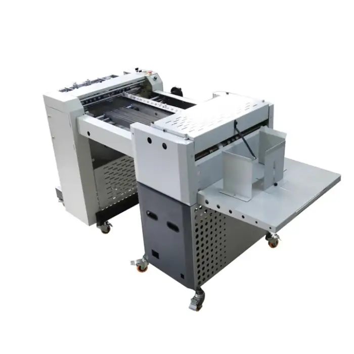 Automatic Paper Creasing And Perforating Machine With Numbering Machine