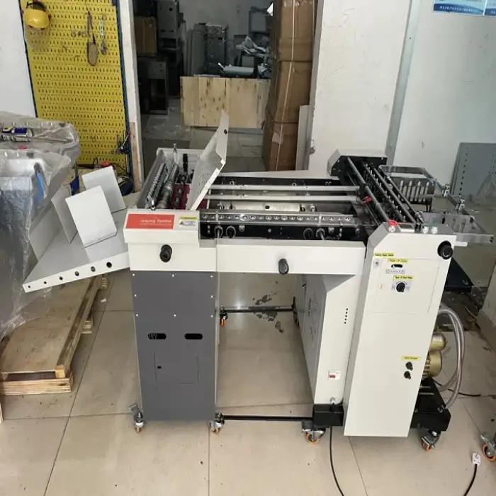 Automatic Paper Creasing And Perforating Machine With Numbering Machine