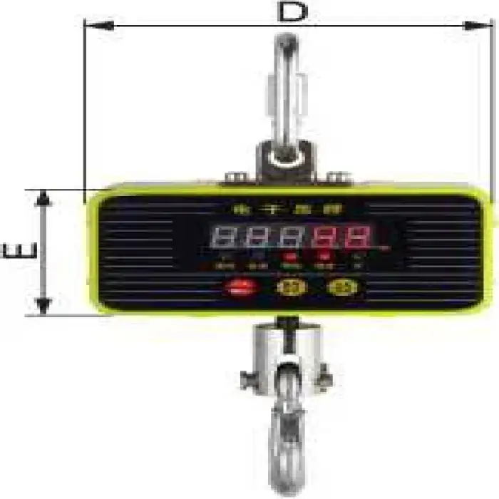 Electronic Digital 1 2 5t Wireless Bluetooth Heavy Duty Weighing Machine Heat Proof LED Display Crane Scale