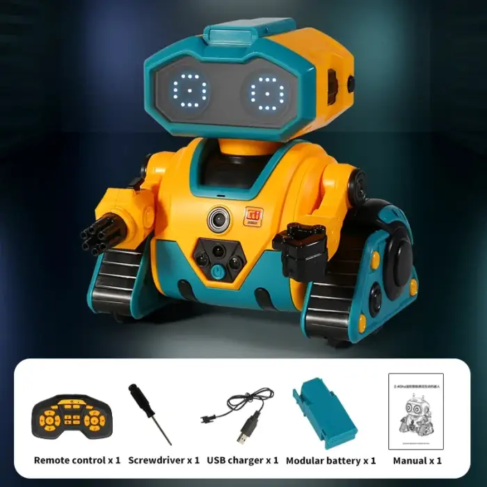 Smart Intelligent Infrared Sensor 2.4G Wireless Robo Remote Control Programming Robot Toys