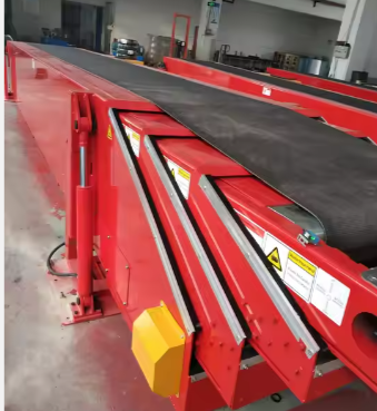 Automatic Telescopic Conveyors With Articulating Conveyors For Cartons Boxes Cases Bags Transporting