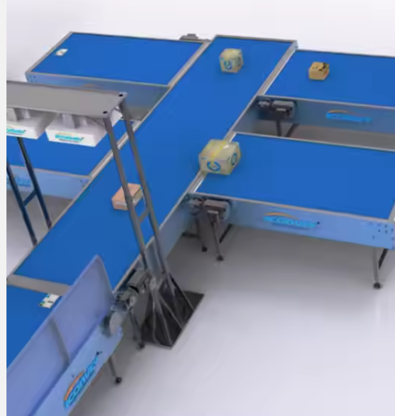 Hongsbelt Automated Intelligent Plastic Modular Belt Conveyor For Express Logistics Manufacturers