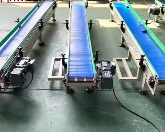 Food Grade Smart Auto Industrial Conveyor System Plastic Modular Belting Conveyor Transmission Belt