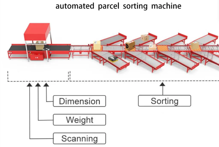 Intelligent Sorting Conveyor System Conveyor Belt Sorting Machine Dws System