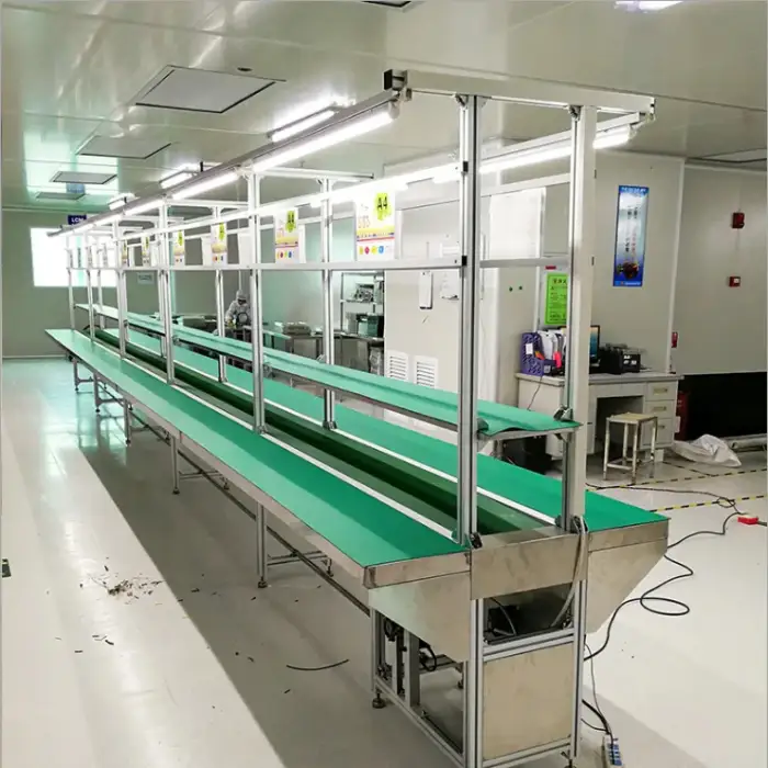 Energy Saving Mini Smart Transporter Trolley Belt Conveyor System