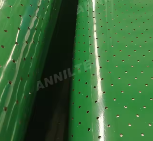 Annilte Customized Conveyor Belt Perforated Conveyor Belts Punching Conveyor PVC Belts With Holes