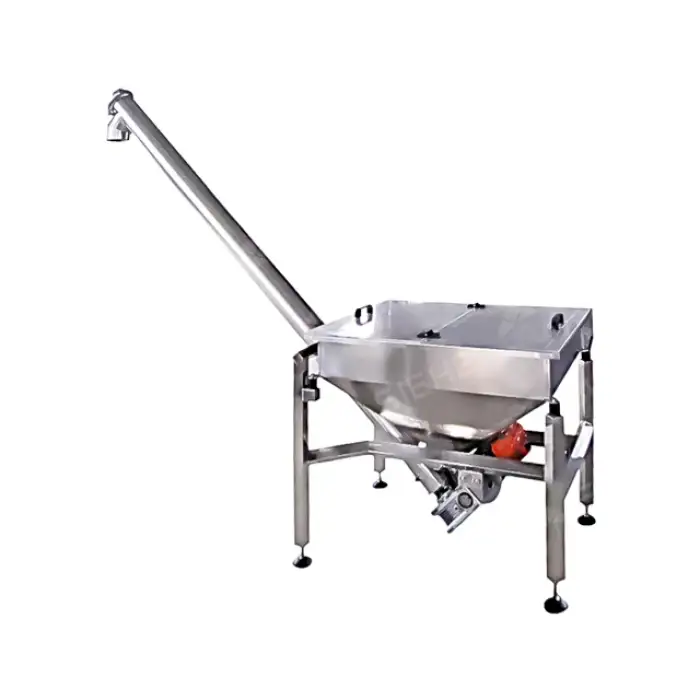 Food Seasoning Mixing  Production Line Material Handling Equipment Screw Conveyor