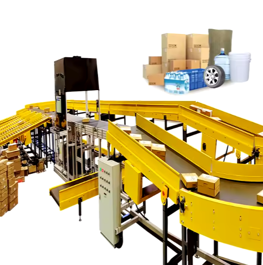 High Quality Belt Conveyor Easy Operation Automated Pack Belt Sorter Conveyor System IR-LED Heavy Duty Belt Conveyor