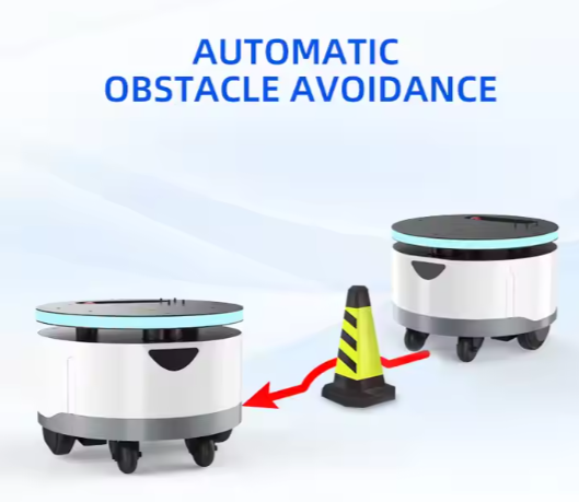 Customizable Product Autonomous Navigation Robot Chassis Automatic Charging Roboter Cart Chassis With Lidar