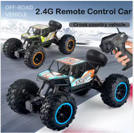 Battery Operated 2.4GHz Off-Road Remote Control Cross Country RC Vehicle Stunt Car Toy for Kids