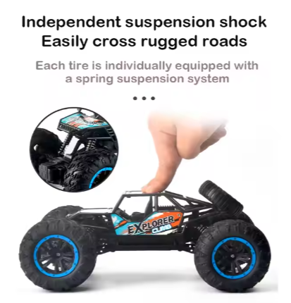 Battery Operated 2.4GHz Off-Road Remote Control Cross Country RC Vehicle Stunt Car Toy for Kids