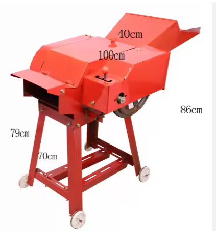 Agricultural Machinery Grass Straw Silage Forage  Mine Chaff Cutter With Adjusting Gear