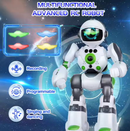 Educational Toys Multifunctional Kids Electric AI Smart Programming Stunt toy RC Robots Technology Intelligent Cartoon Toy