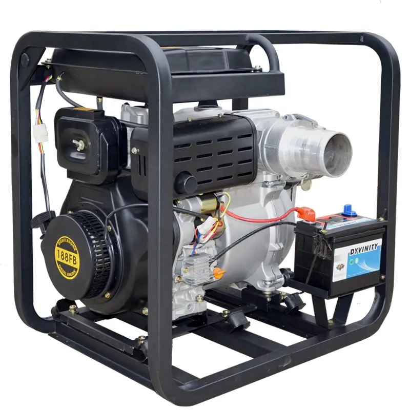 Heavy duty diesel water pump Model: KT-DPH100 12HP Diesel engine