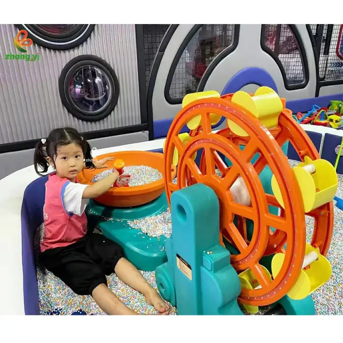 Large Sandbox Toys Funny Soft Play Kids Block Toys Ball Pit Equipment Indoor Playground Play House Sand Pit by Zhongyi Amusement