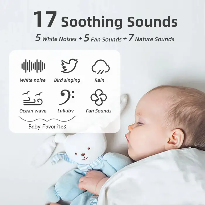 Smart Health Baby Sleep Soother Sleep Aid Portable Therapy White Noise Machine Sleeping for Baby