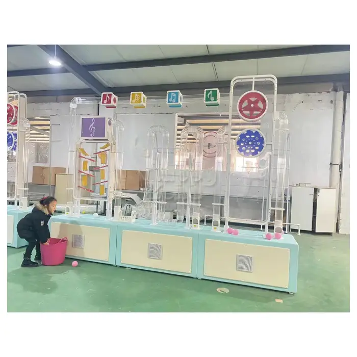 Kids Interactive Ball Wall Educational toys Wall play Ball Machine Physical Pipe Play Ball Pit Walls for Indoor Play