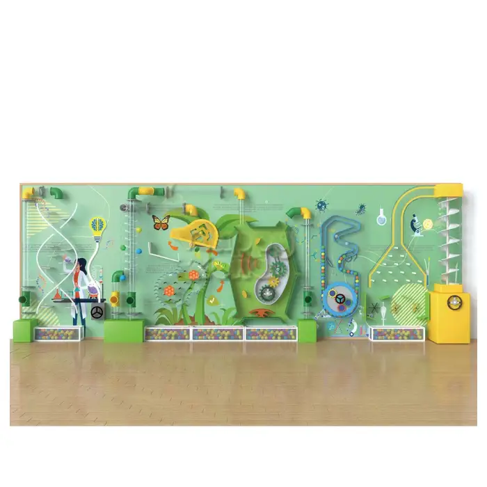 Spectrum Interactive Ball Wall Game Educational Wall Panel Interactive Ball Games for Kids Indoor Playground, Museum