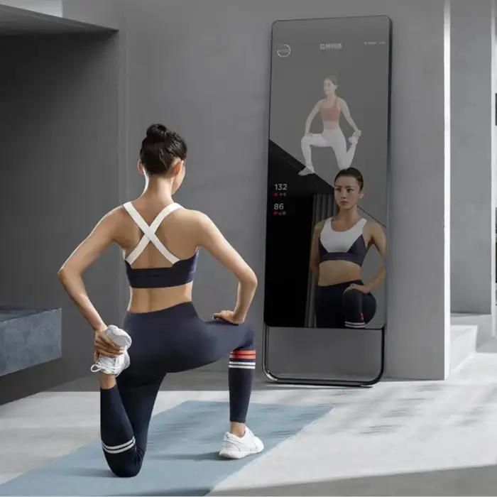 Home Indoor Interactive Virtual Fitting Mirror Smart Mirror Fitness